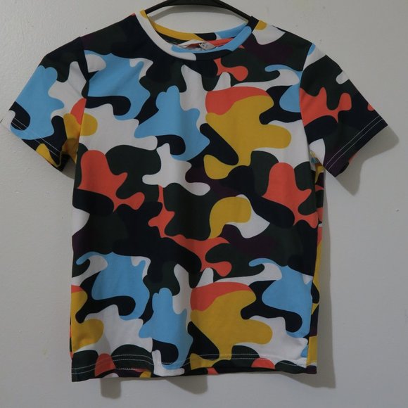 SHEIN Boys Short Sleeve Camo Top - Picture 5 of 6